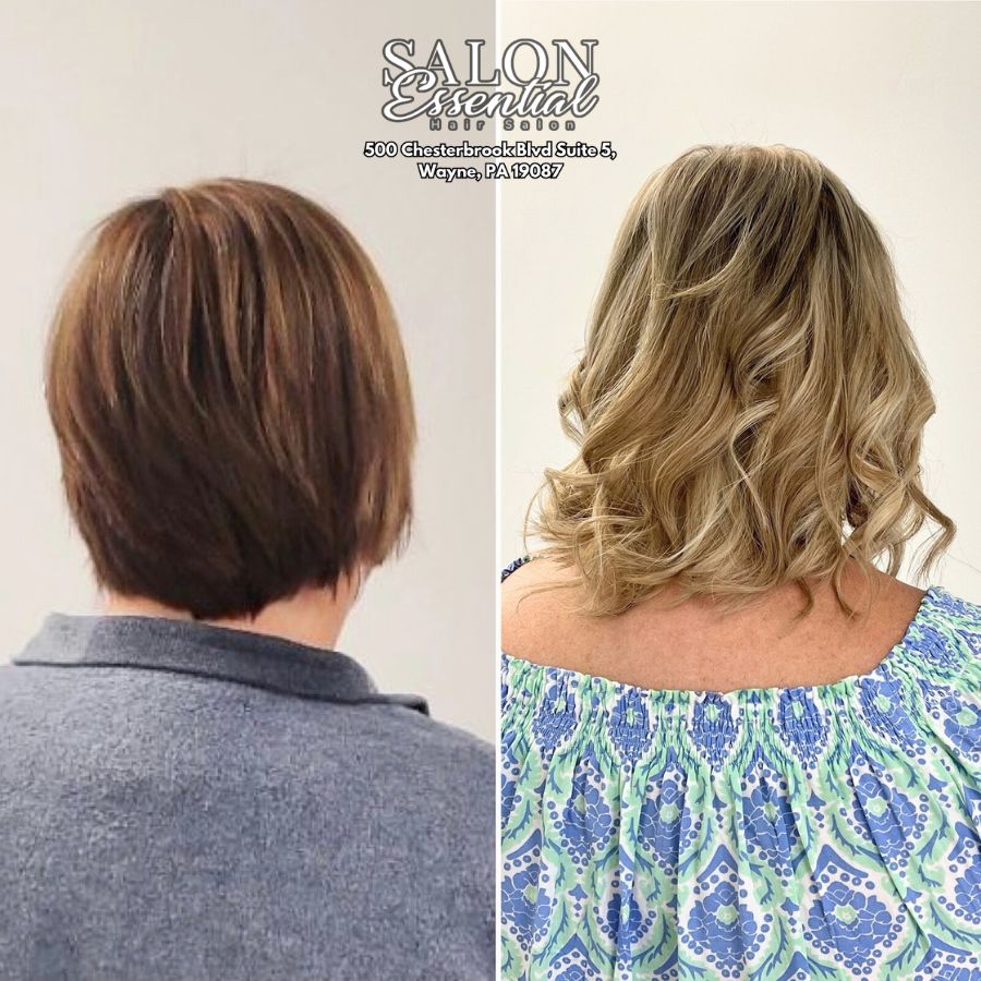 haircut, hairstyling, and hair coloring at Salon Essential Hair & Skin 